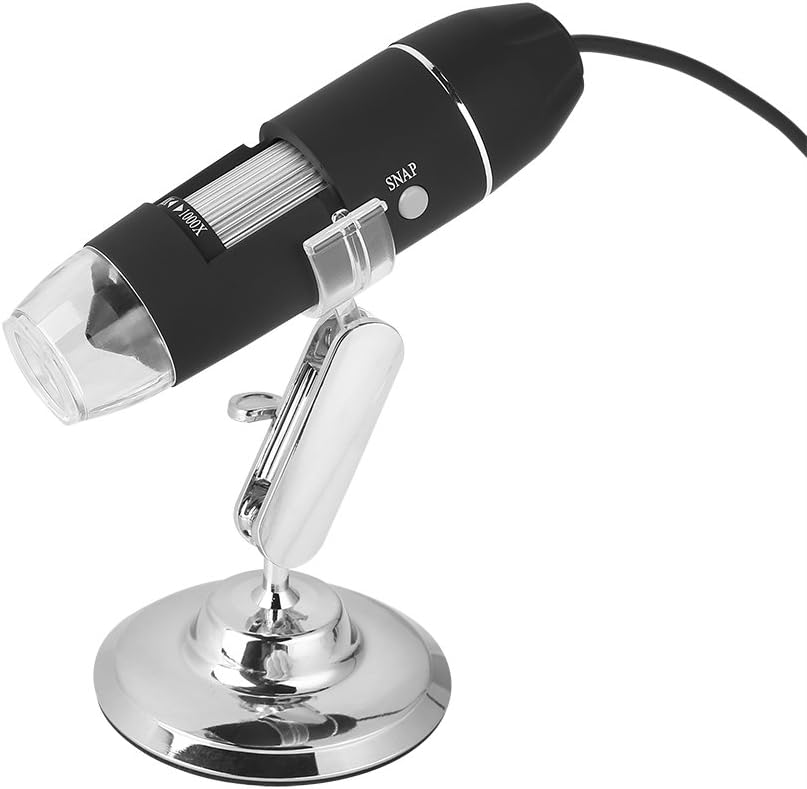 Lenuo USB 2.0 Digital Microscope 1000X Magnification Binoculars with 8 for Computers and Android Mobile Phones with LED and Stand