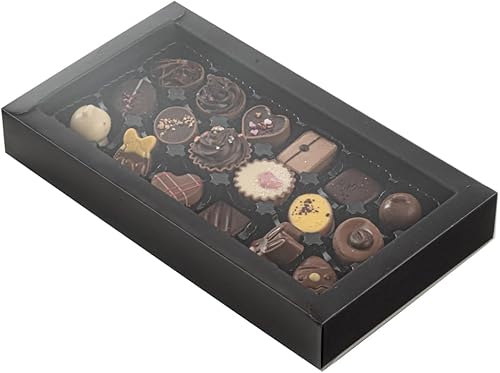 Miniatura 1 de Restaurantware Sweet Vision - Cajas rectangulares de 10 x 5.7 x 1.6 pulgadas, 10 cajas de regalo desechables para panadería, 18 compartimentos con