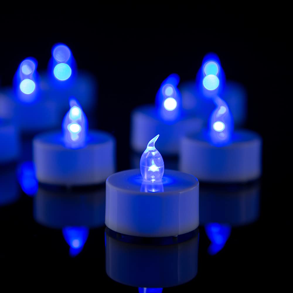 40 Bougies LED Vacillantes Blanc Chaud Avec Télécommande - Pour Sapin De Noël, Décoration Fête - Avec Pinces Et Piles