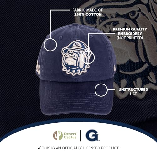 Gorra deportiva ajustable azul con bordado miniatura 4