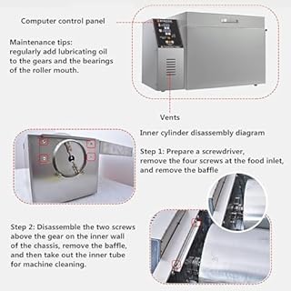 Torréfacteur De Café Commercial, Torréfacteur électrique De Grains De Café 2000g/4000g, Torréfacteur à Synchronisation Automatique pour Usage Domestique, Poêle Antiadhésive, Chauffage Uniforme,2000g
