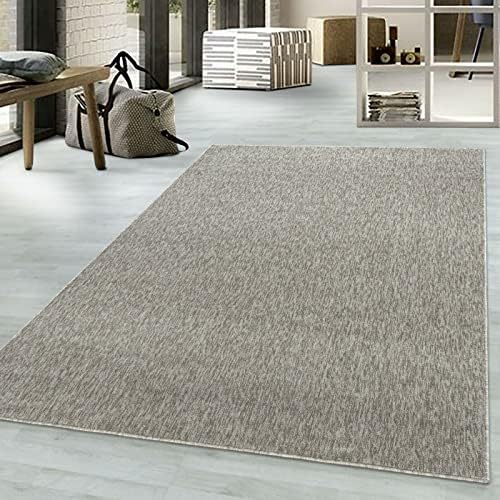 viceroy bedding NIZZA Modern Rugs Living Room Carpet Mat For Bedroom Large Area Rug Hallway Kitchen Extra Large Size Short Pile Flat Weave (120cm x 170cm (4ft x 5.6ft), Grey)