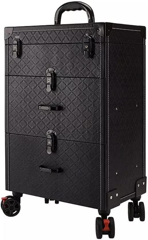 Trolley Makeup Box Universal Wheel Makeup Dresser Beauty Trolley Suitcase Rolling Suitcase Cosmetic Bag