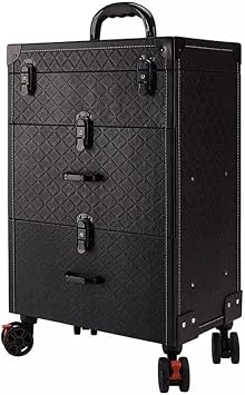 Trolley Makeup Box Universal Wheel Makeup Dresser Beauty Trolley Suitcase Rolling Suitcase Cosmetic Bag