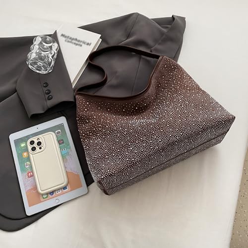 Bolso Tote de Hombro con Brillo y Strass para Mujer miniatura 4