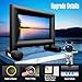 Sewinfla 14Ft Outdoor Inflatable Movie Projector Screen with Built-in Fan Supports Front and Rear Projection, Blow Up Movie Screen for Party, Easy to Set Up