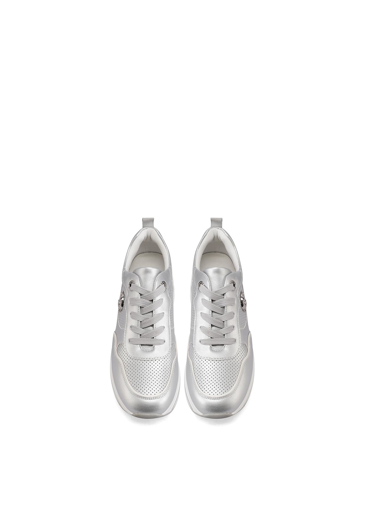 QUEEN HELENA Scarpe da Ginnastica Platform Sneakers con Zeppa Casual Donna X32-17