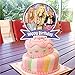 DOSSEL Hannah Singer Montana Music Theme Birthday Party Supplies Includes Birthday Banner, Cupcake Toppers, Cake Topper, Latex Balloons for Kids Adults Fans Party Decor