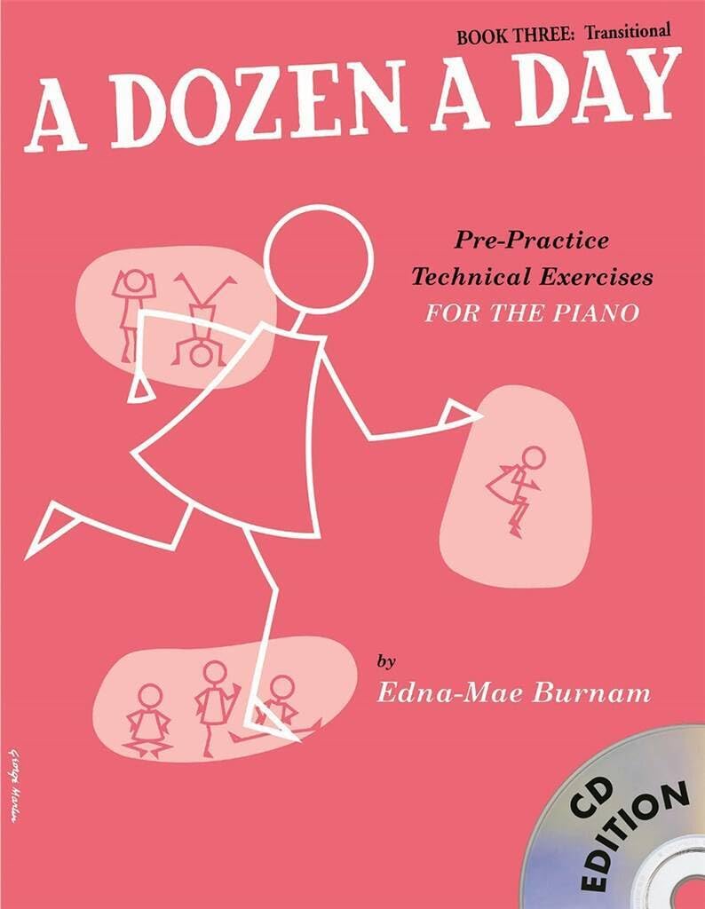 A Dozen a Day Book 3. Piano Solo. Includes Audio Online