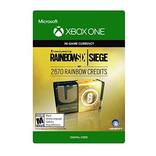 Tom Clancy's Rainbow Six Siege Currency pack 2670 Rainbow credits - Xbox One [Digital Code]