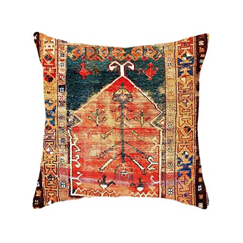 Persian Turkish Style Pillow Covers Without Insert 18'X18' Pillow Case For Home Decorative Cushion Cover (M27363Smbz-3) #TOP12