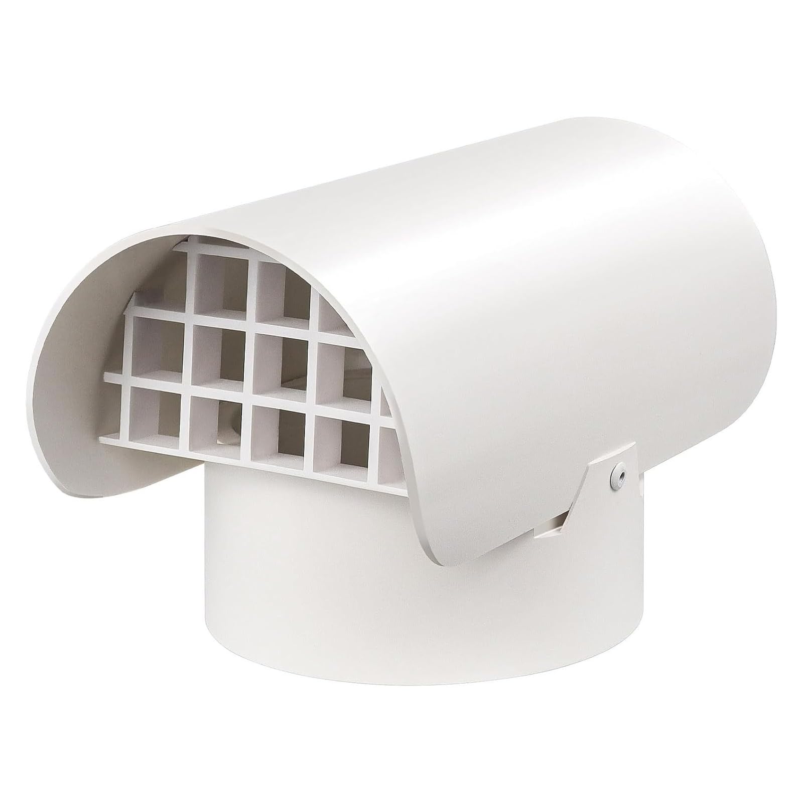Chapeau en PVC pour conduits de 7,6 cm anti-intempéries pour extracteur de radon