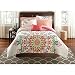 Teen Girls FULL Rainbow Unique Prism Pink Blue Green Colorful Patten Bedding Set (8 Piece Bed in a Bag)