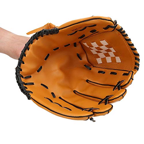 Thicken Baseball Glove, Adults Children Pvc Thicken Baseball Glove Practicing Training Competition Gloves (12.5Inch-Brown) #TOP1