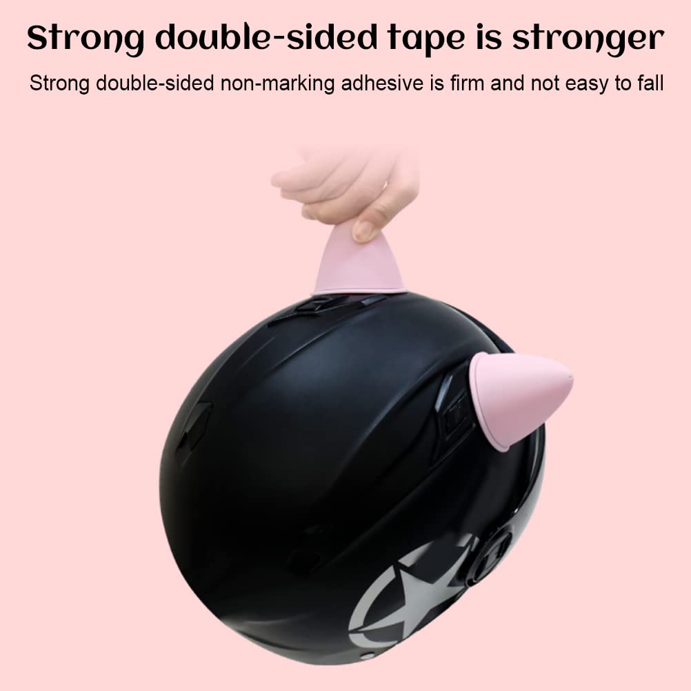 Oreilles De Chat Pour Casque (Lot De 2) - Silicone Souple - Adhésif Fort - Déco Moto/Vélo