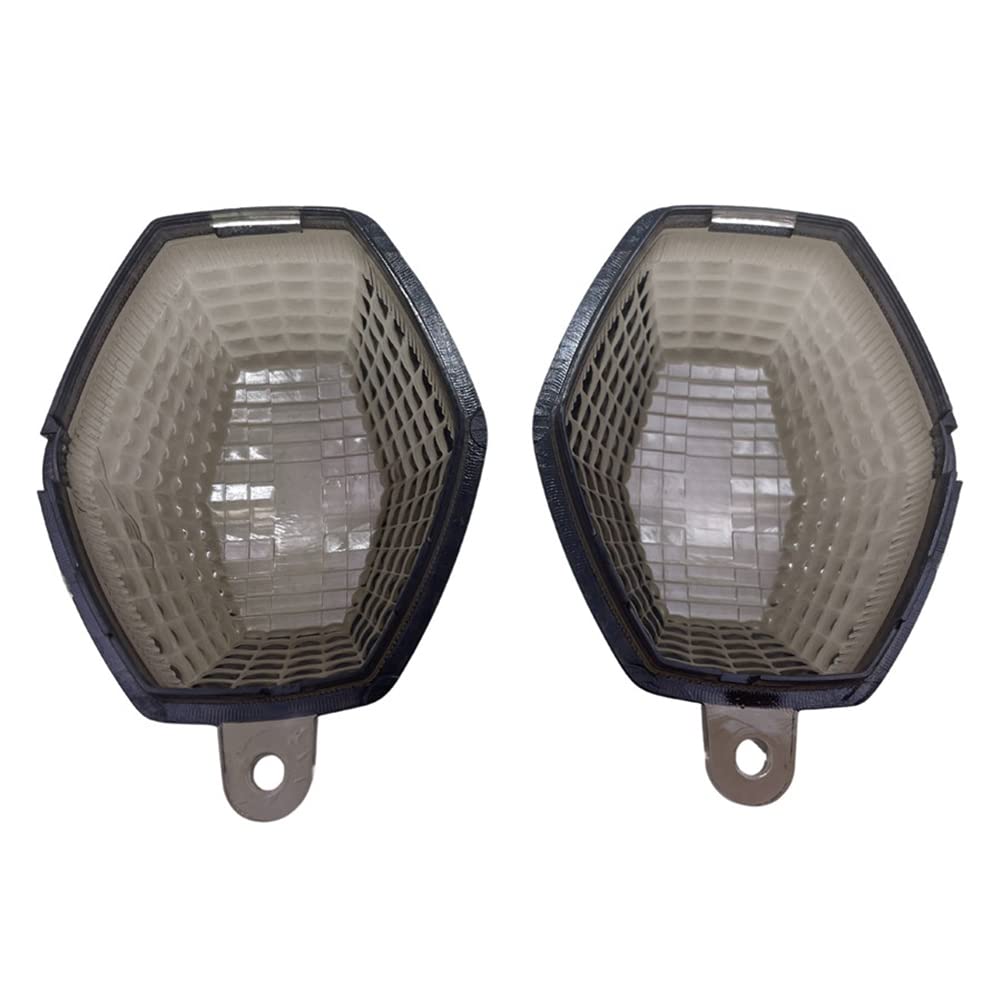 Baceyong 1 szt. Osłona obiektywu świateł kierunkowskazu motocykla, kompatybilna z Su-zu-ki SV 650N 650S 100N/S, SFV 650, DR-Z 400S 400SM, DL 1000 V-Strom 650V-Strom, przezroczysta