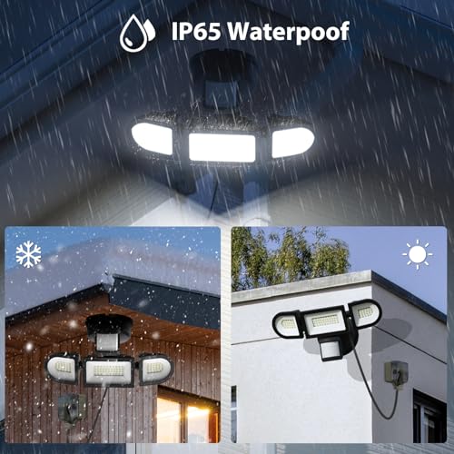 Imaihom BDD65G-3 65W Motion Sensor Outdoor Lights, Plug In Flood Lights Outdoor 6500Lm thumb #7