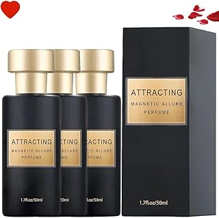 Magnetic Allure Pheromone Perfume,Enhanced Scents Pheromone Perfume,Long Lasting Men's Cologne,Everyday Fragrance for Men,Eau De Toilette Spray,Long-Lasting Light Fragrance,1.7 fl oz (Color : 3pcs)