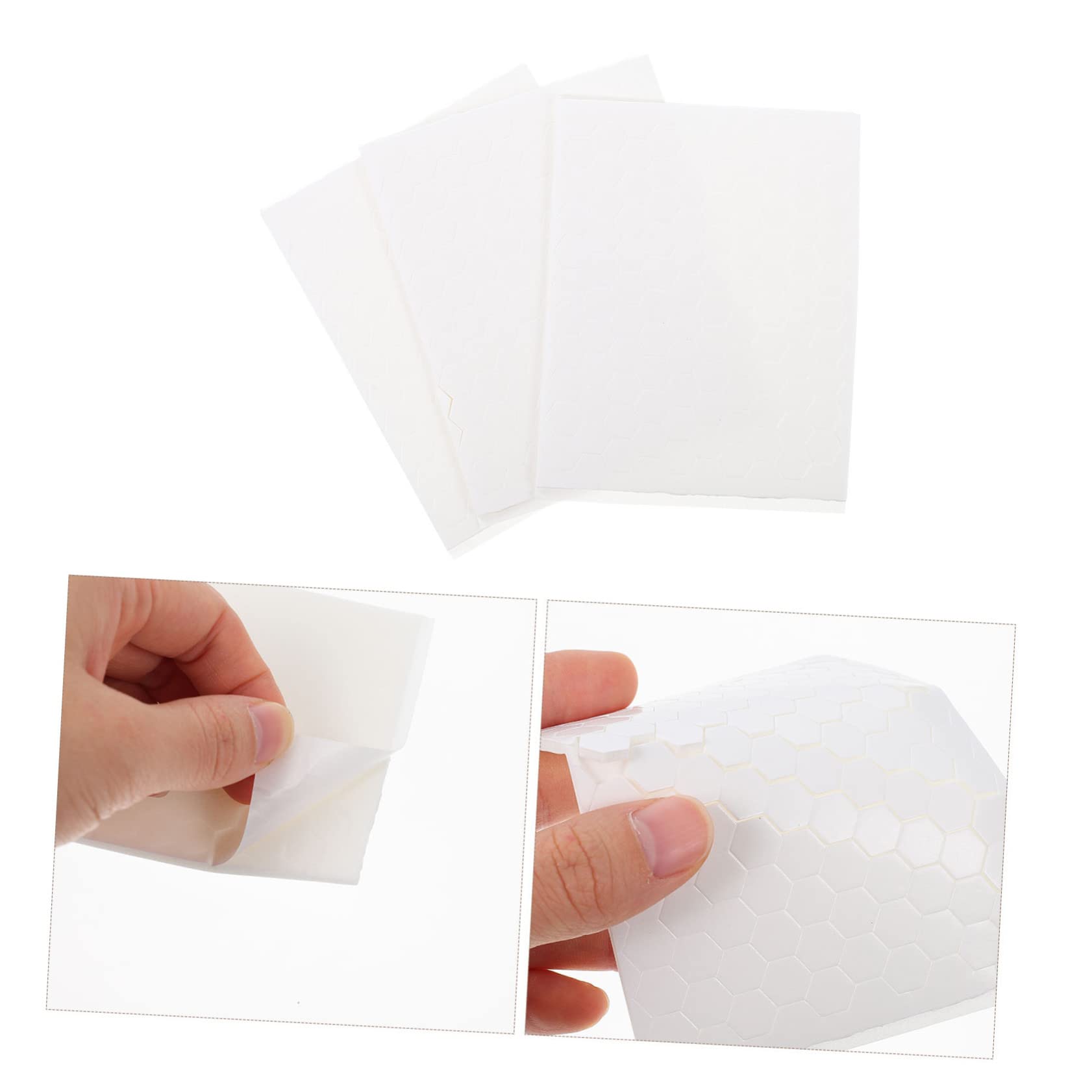 STOBOK 15blätter Starke Doppelseitige Hexagon-klebepads Für -handwerk Zur Fixierung Von Wanddekorationen Küchenutensilien Und Mehr Pro Packung