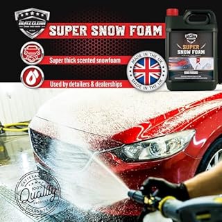 Orange Snow Foam Plus 2L Pump up Snow Gun For Car Van Caravan 5L Super Thick Pre Wash Pressurised Snow Cannon Lance Kit No Jet/Pressure Washer Needed (Orange)
