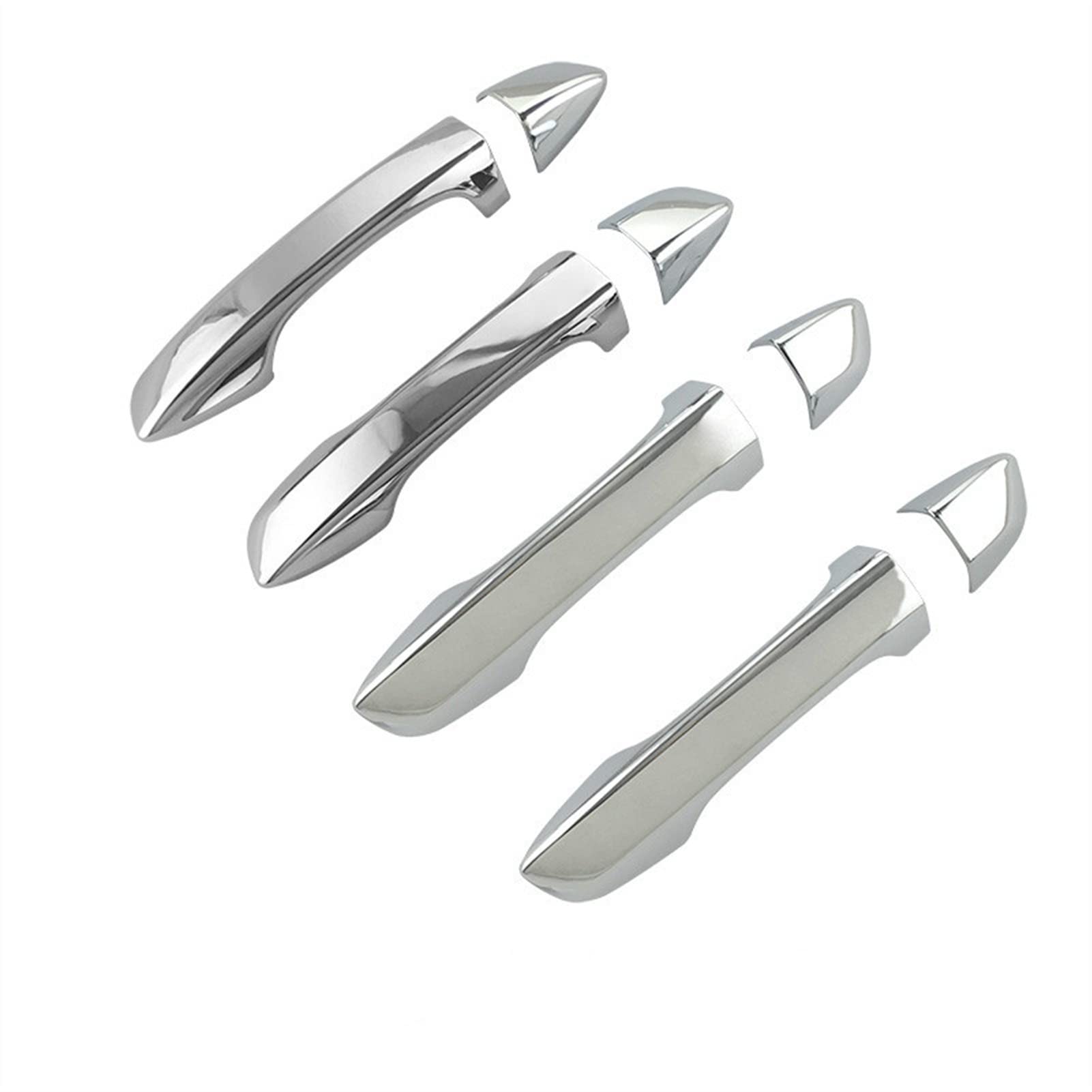 QWQTHGS Car Exterior Door Handle Cap for VW Tiguan MK2 2017-2020 Chrome Door Handle Cover Trim Sticker Overlays Car Styling Accessories(2)