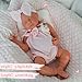 KUICEO Reborn Baby Dolls That Lifelike -18.5 inch Full Body Silicone Sleeping Baby Girl Handmade Face Realistic Body Details for Children Gift