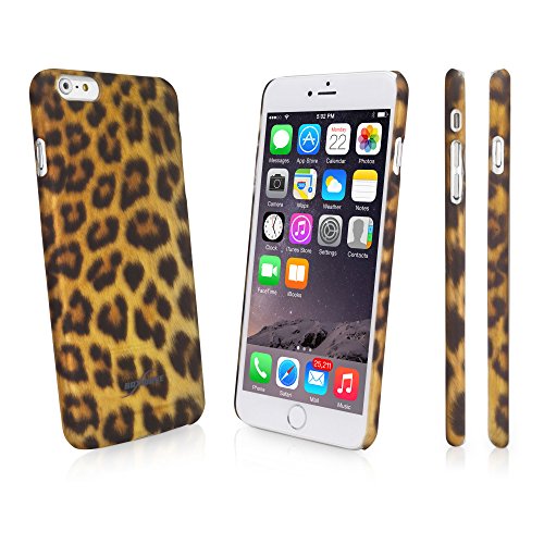 Case for iPhone 6 Plus (Case by BoxWave) - Fierce Case, Fashionable Animal Print Protective Shell Case for iPhone 6 Plus, Apple iPhone 6 Plus, 6s Plus - Leopard
