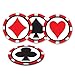 Casino Coasters (asstd designs) (8/Pkg)