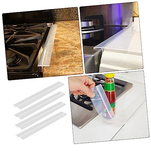Cuisinière sans miettes grâce au cache-joints de poêle silicone iplusmile x4 - 7
