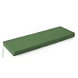 IPYNBAP Outdoor Bench Cushions for Outdoor Furniture, 42x18x3 Inch, Waterproof Bench Pillow, Fade Resistant Long Bench Seat Pads for Garden, Indoor, Porch Swing, Army Green