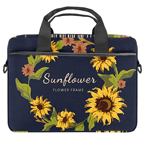 Sac à bandoulière ordinateur portable 13.3 pouces housse fleurie 14 pouces