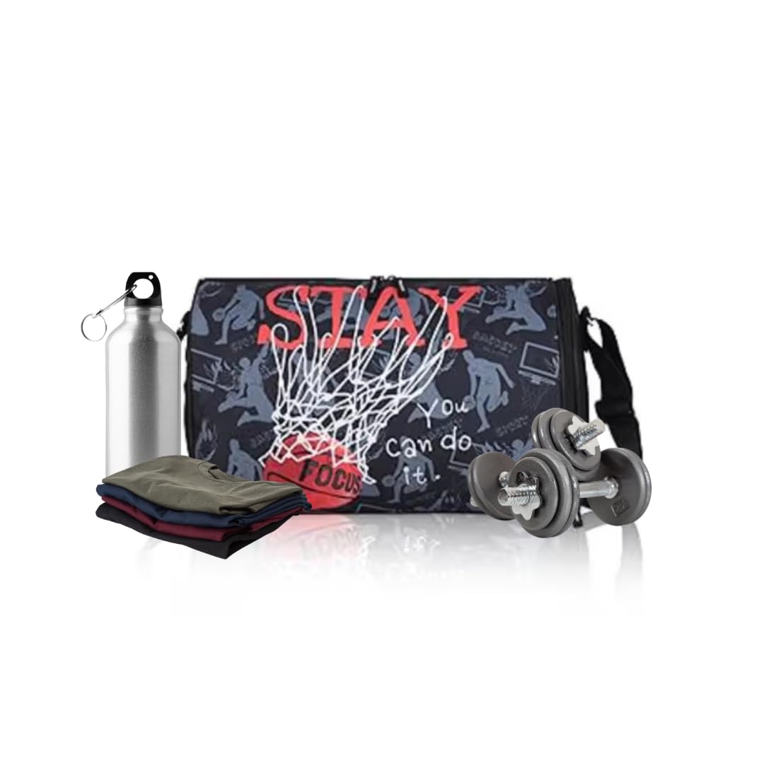 Echo Boomers Basketball Sport Print Black Duffel Bag - Adventure with Athletic Flair-image-48