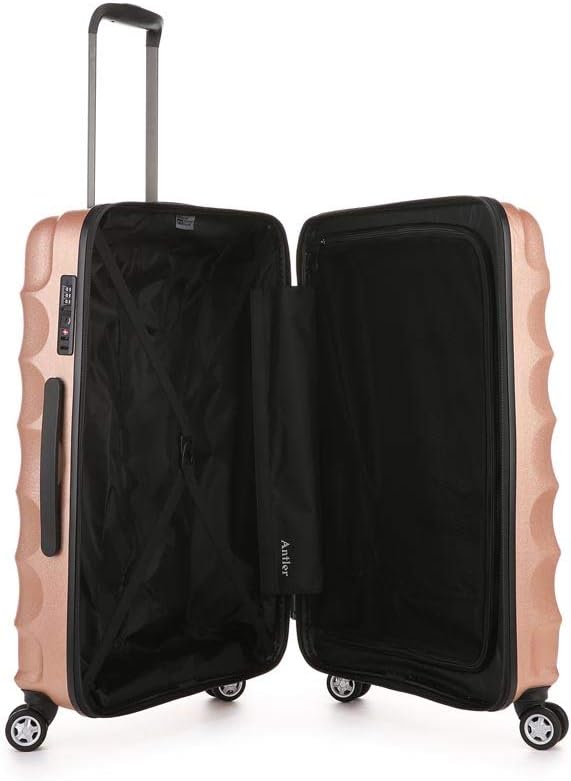 antler rose gold suitcase
