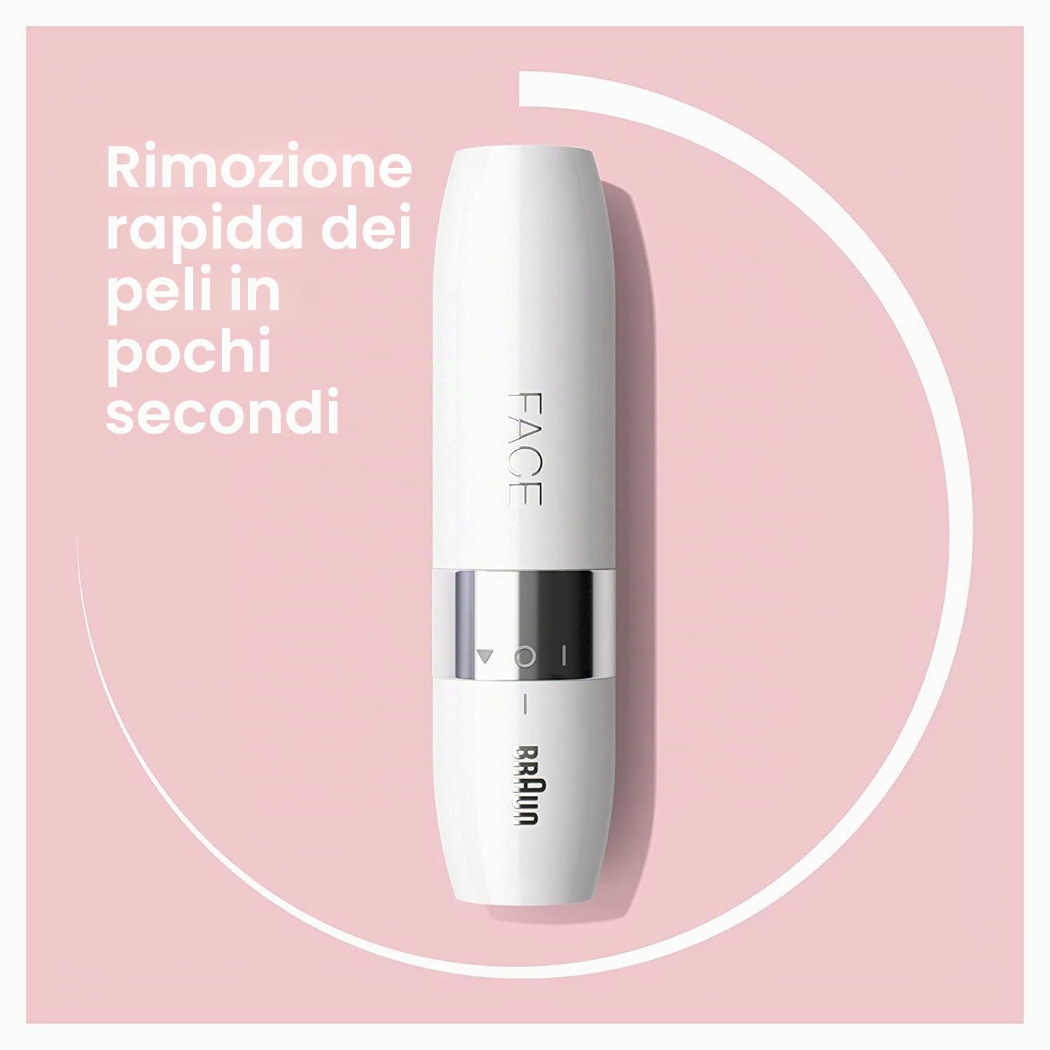 Braun Silk-Épil Beauty Kit 9 9-995 9-In-1 Wireless Depilazione Wet & Dry, Per La Pulizia Del Viso E Del Corpo, Bianco Rosa & Face Rasoio Viso Donna Elettrico Tocco Finale Per Baffetti