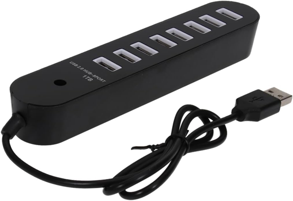 Homoyoyo Hub USB C 8 en 1 Negro