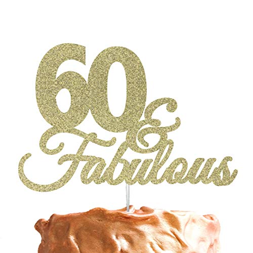 60th Cake Toppers Amazon.co.uk