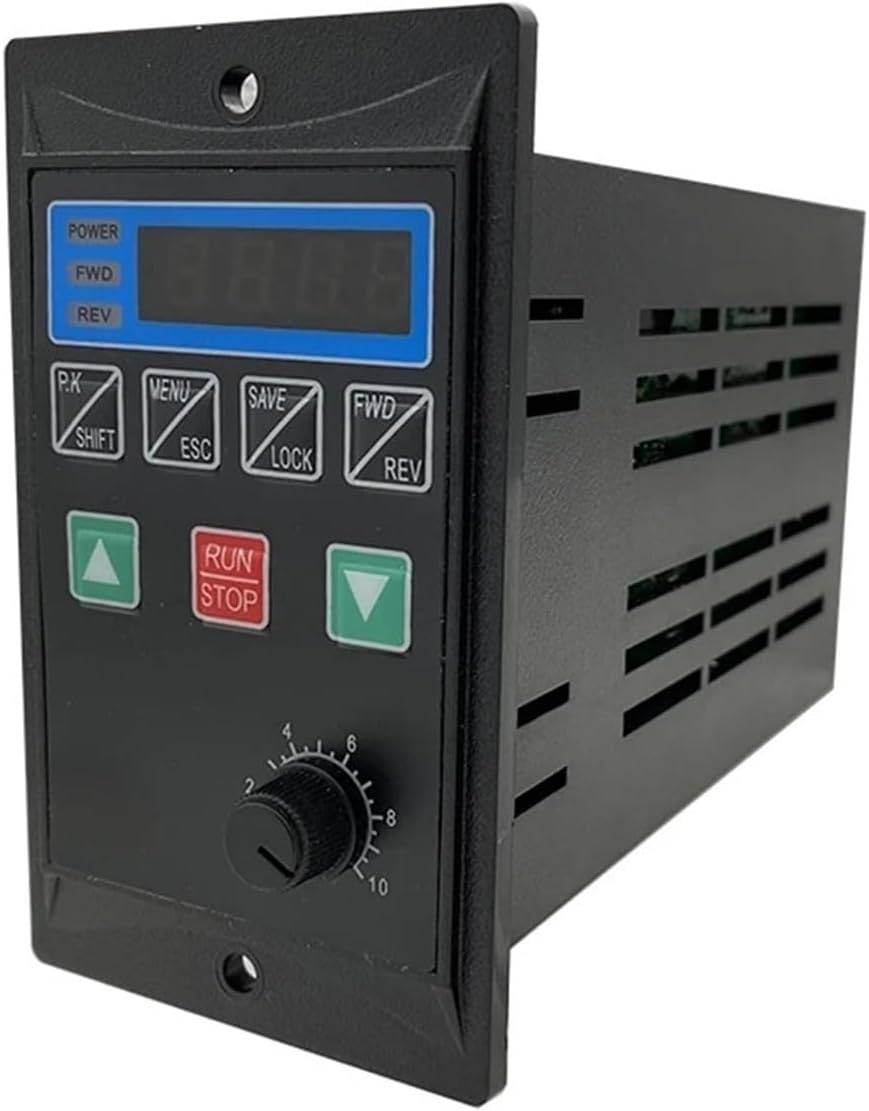 Mini VFD 1ph to 1phase 220V 0.1KW 0.2KW 0.4KW 0.75KW 750W Variable Frequency Drive AC Motor Driver Converter Low Noise Inverter(0.2KW)