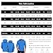 ADHOWBEW Men's Rain Jacket with Hood Waterproof Long Sleeve Lightweight Poncho Waterproof Casual Work Chaqueta Hombre Winter Adult Fishing Fashion Windbreaker Travel Men Winter Clothes