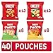 Cheez-It Cheese Crackers, Baked Snack Crackers, Lunch Snacks, Variety Pack (40 Pouches)