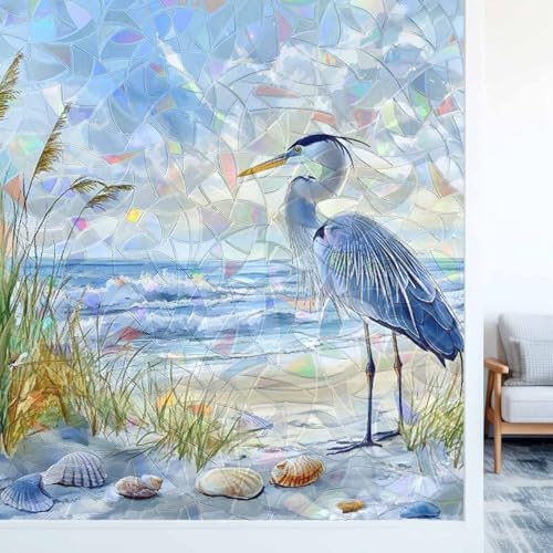 Película de privacidad para ventana con efecto arcoíris 19.6"x39.3" miniatura 3