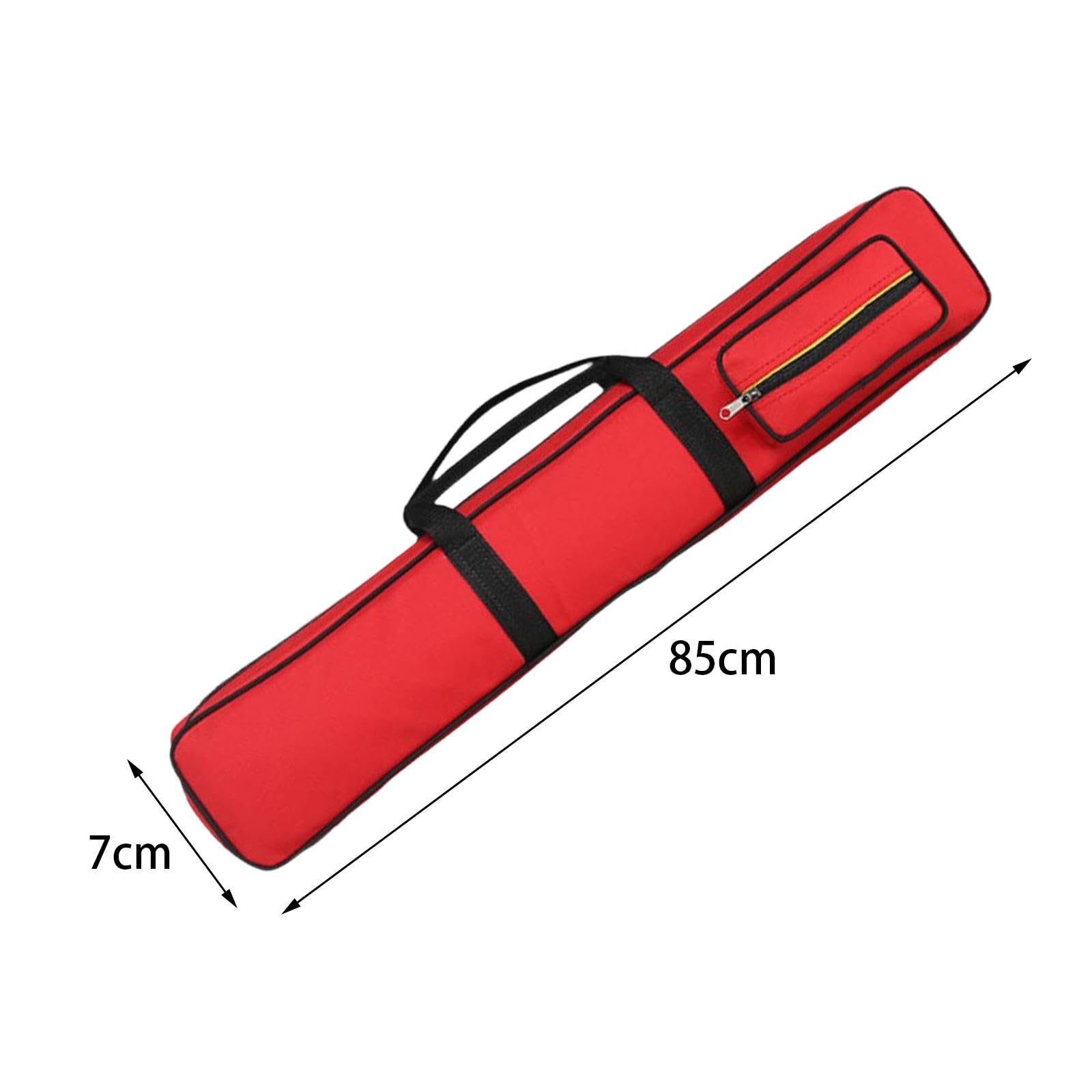 F Fityle Étui pour Queue de Billard à 8 Trous, Sac de Rangement pour Tige de Billard, poignée Portable, Sac de Transport pour Queue de Billard, Organisateur de