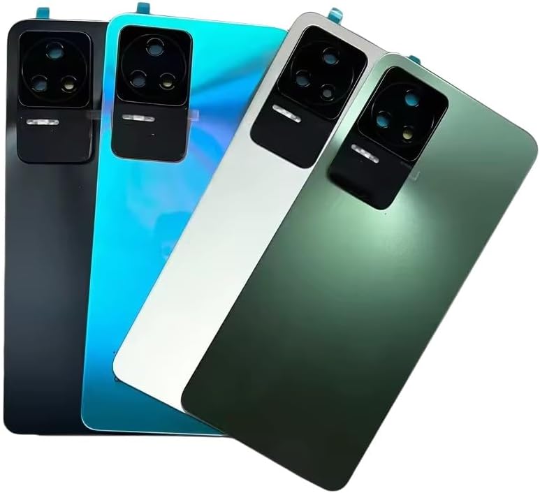 Compatible Rear Plastic Back Cover for Xiaomi Redmi K40S – Battery Door Housing Replacement Part (Blue)