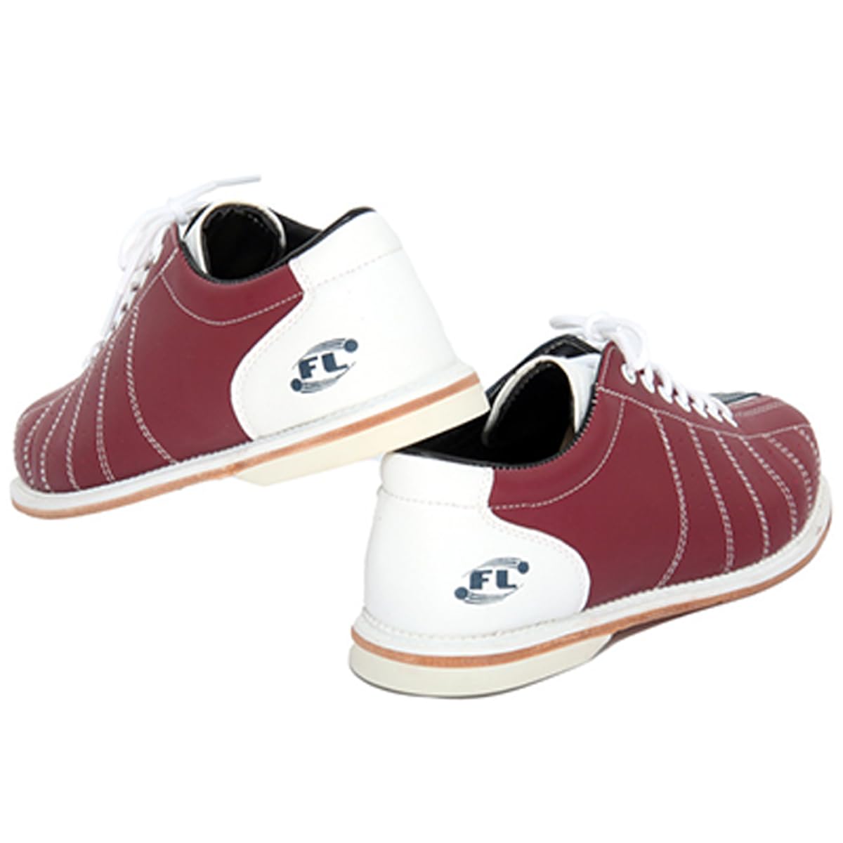 Scarpe da Bowling da Uomo, Suola Scorrevole Universale Allacciatura