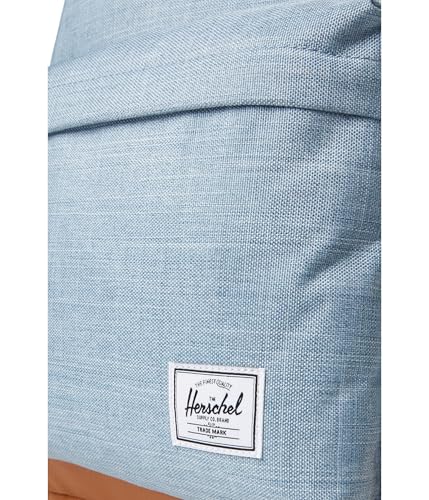 Image of Herschel Supply Co. Unisex, Herschel Heritage Backpack, Ashley Blue Crosshatch /Natural, One Size