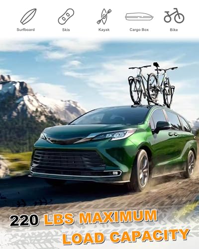 Snailfly SN-SN002200YC0HXLJ0 Roof Rack Side Rails Fit For Toyota Sienna 2021 2022 2023 2024 2025 Luggage Cargo Rack Crossbars Accessories thumb #2