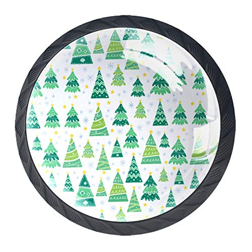 Boutons de tiroir en verre pour décorer votre cuisine à Noël