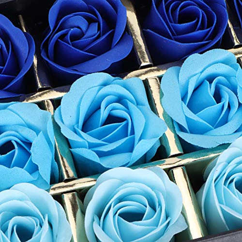 Flor artificial perfumada 12 peças caixa de presente de flor rosa ecologicamente correta, com boneca