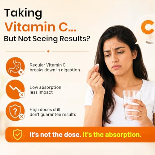 Image of LipoMax Liposomal Vitamin C Capsules 1000mg | High Absorption Vit C Supplement For Immunity, Skin & Antioxidant Support | Gentle On Stomach - 60 Veg Capsules