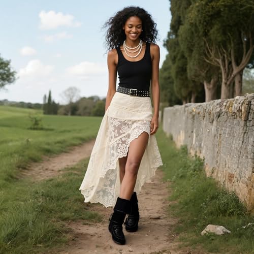 Suede Boots with Woven Details, Tassels and Fold-Over Cuff, Casual Comfortable Slouchy Flat Boots for Fall Winter Daily Wear2