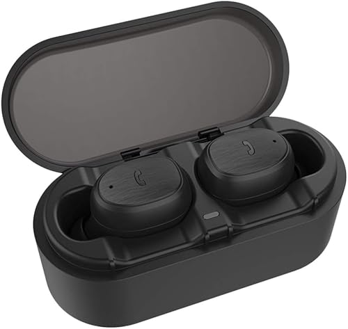 Hemobllo Mini Auricolare Bluetooth Doppio Auricolare Bluetooth 5 0 Auricolare Senza Fili con Scatola Ricarica Nero Hemobllo Mini Auricolare Bluetooth Doppio Auricolare Bluetooth 5 0 Auricolare Senza Fili con Scatola Ricarica Nero